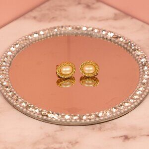 Faux Pearl Nested Earrings
